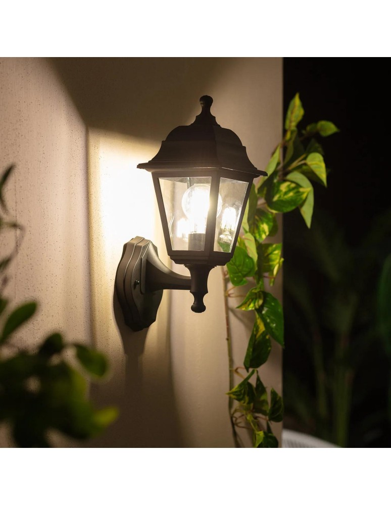 Outdoor wall lamps - Abruzzo Outdoor Wall lamp Black Classic Federico E27 35cm ABR-KZKF-C--E27 - product kolory-swiatla.pl 6