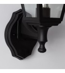 Abruzzo Kinkiet zewnętrzny Czarny Klasyczny Federico E27 35cm ABR-KZKF-C--E27