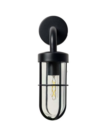 Abruzzo Outdoor Wall lamp Black Classic IP44 Giorgio E27 38cm ABR-KZKG-C-E27