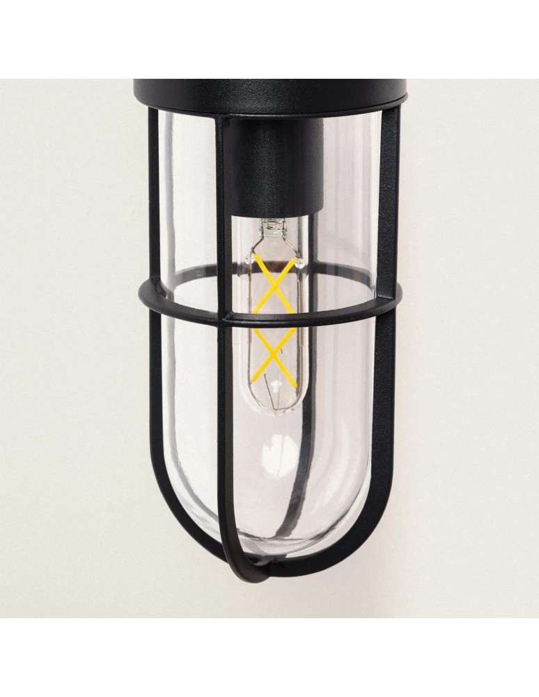 Abruzzo Kinkiet zewnętrzny Czarny Klasyczny IP44 Giorgio E27 38cm ABR-KZKG-C-E27