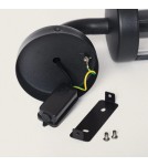 Abruzzo Kinkiet zewnętrzny Czarny Klasyczny IP44 Giorgio E27 38cm ABR-KZKG-C-E27