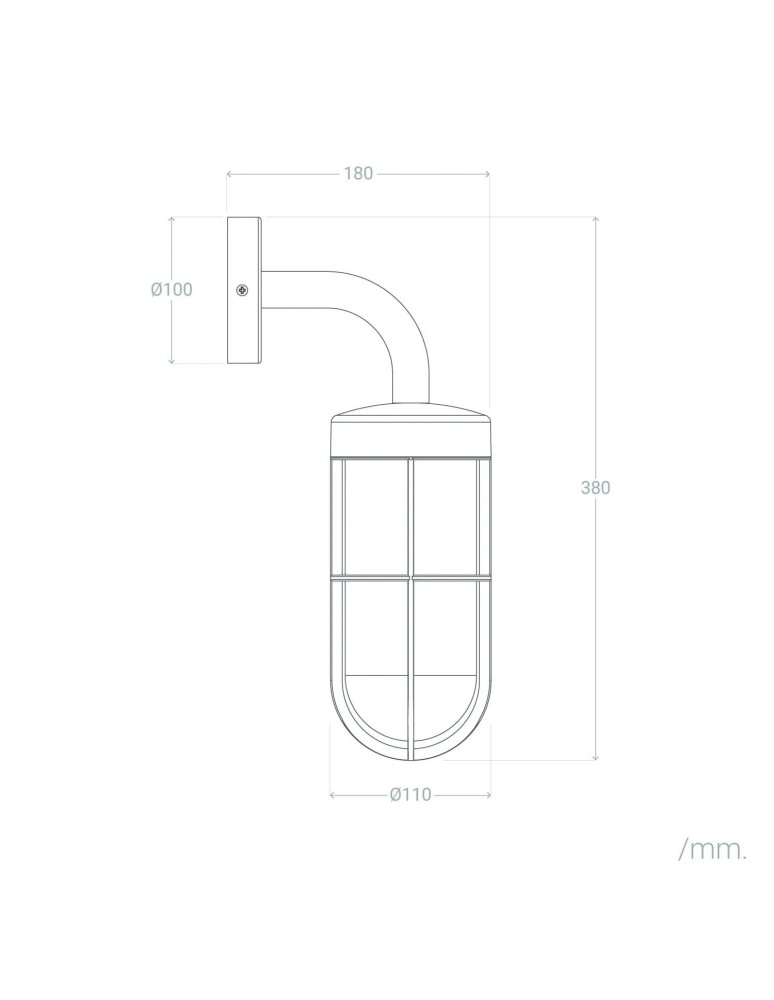 Outdoor wall lamps - Abruzzo Outdoor Wall lamp Black Classic IP44 Giorgio E27 38cm ABR-KZKG-C-E27 - product kolory-swiatla.pl 6