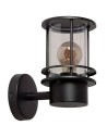 View Abruzzo Outdoor Wall lamp Black Classic IP44 Lorenzo E27 21cm ABR-KZKL-C-E27