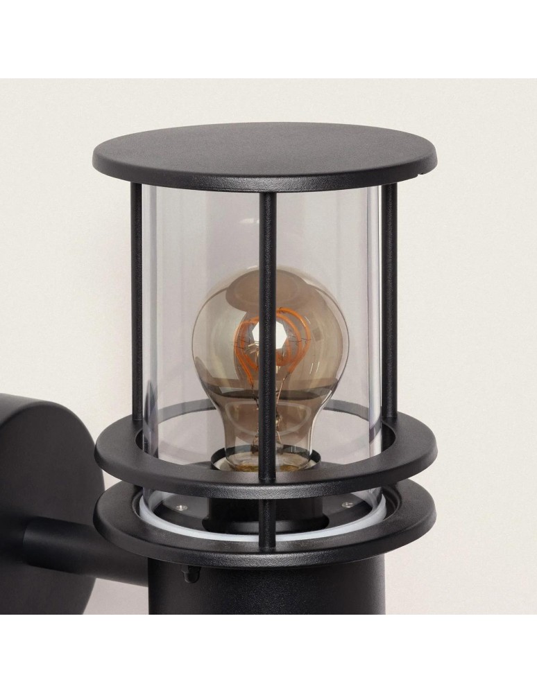 Abruzzo Kinkiet zewnętrzny Czarny Klasyczny IP44 Lorenzo E27 21cm ABR-KZKL-C-E27