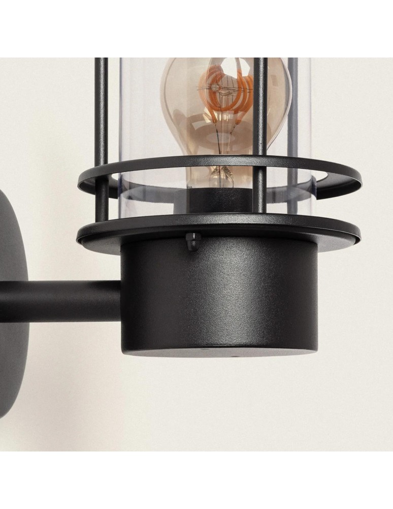 Abruzzo Kinkiet zewnętrzny Czarny Klasyczny IP44 Lorenzo E27 21cm ABR-KZKL-C-E27