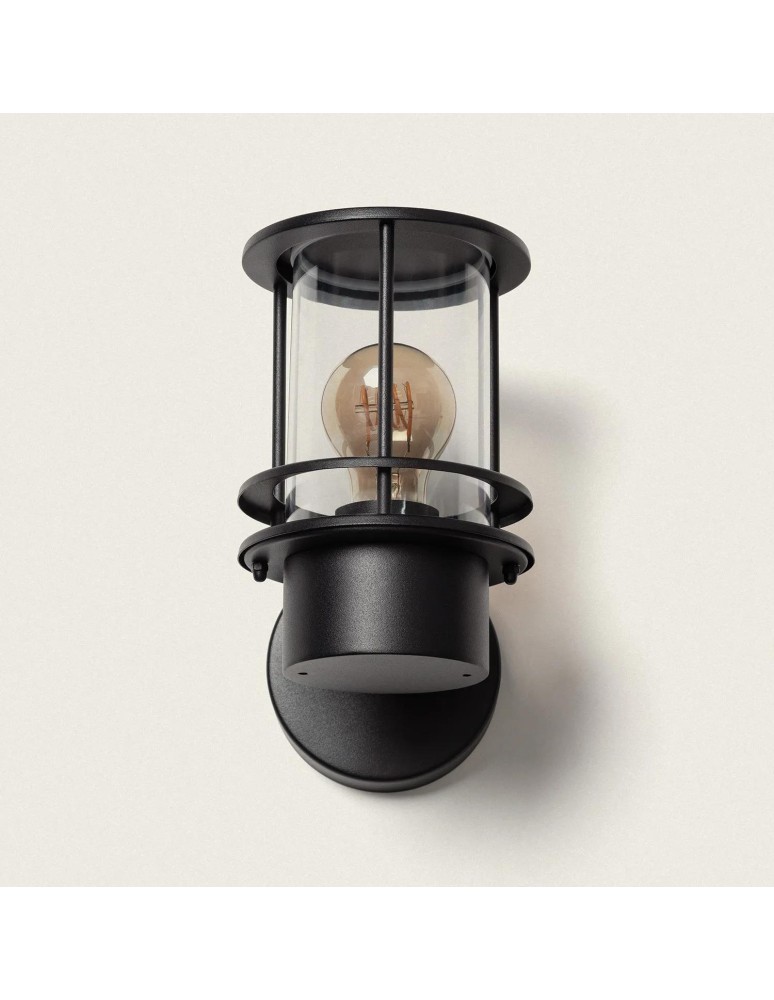 Abruzzo Kinkiet zewnętrzny Czarny Klasyczny IP44 Lorenzo E27 21cm ABR-KZKL-C-E27