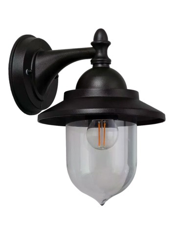 Abruzzo Outdoor Wall lamp Black Classic IP44 Giovanni E27 25cm ABR-KZKGN-C-E27