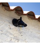 Abruzzo Kinkiet zewnętrzny Czarny Klasyczny IP44 Giovanni E27 25cm ABR-KZKGN-C-E27