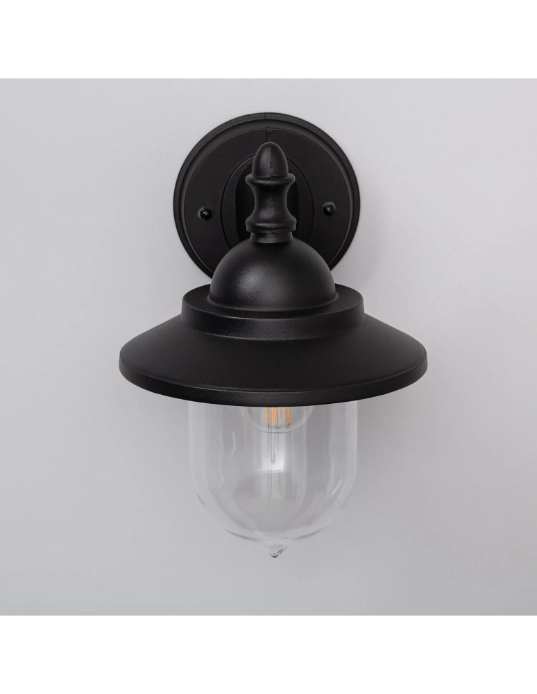 Abruzzo Kinkiet zewnętrzny Czarny Klasyczny IP44 Giovanni E27 25cm ABR-KZKGN-C-E27