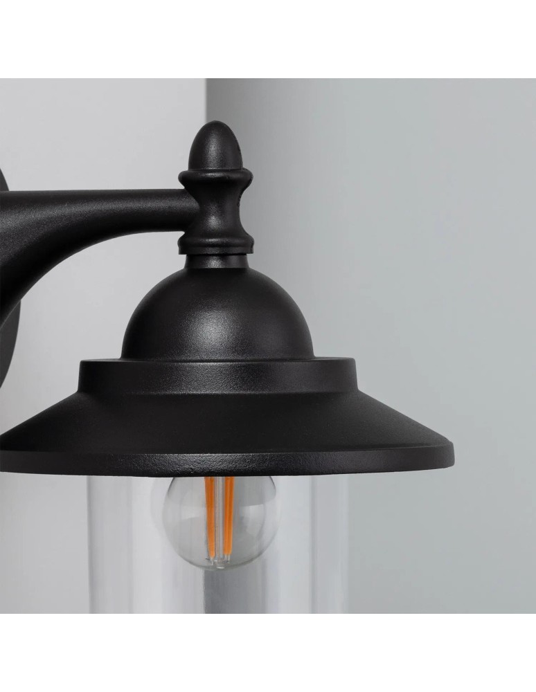 Abruzzo Kinkiet zewnętrzny Czarny Klasyczny IP44 Giovanni E27 25cm ABR-KZKGN-C-E27