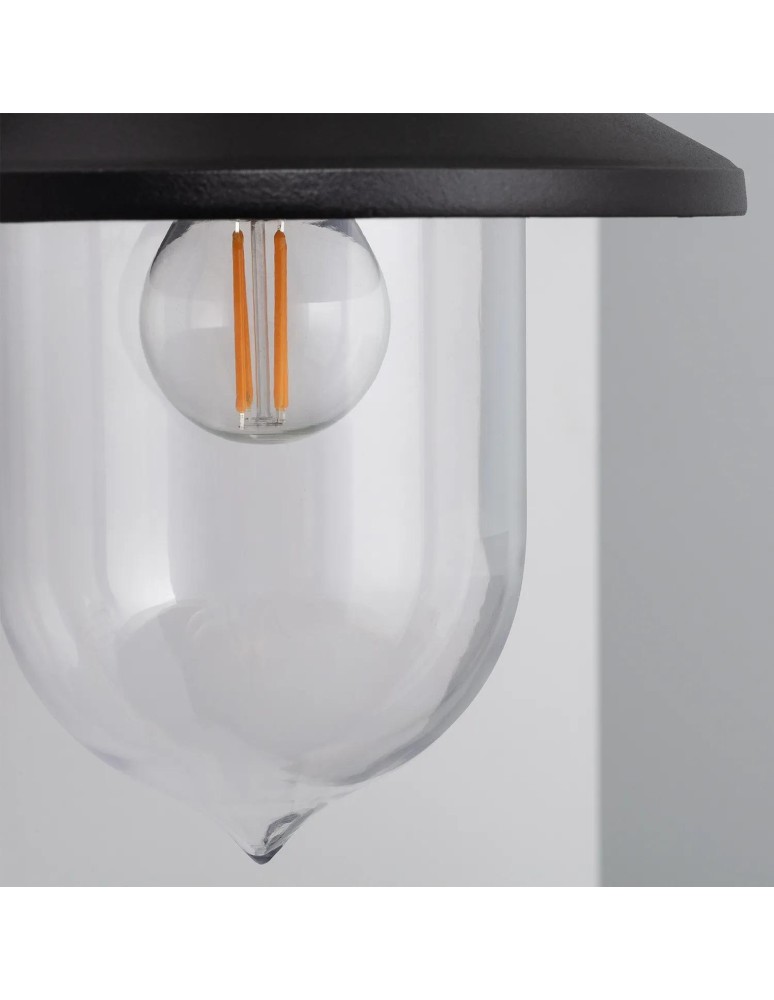 Abruzzo Kinkiet zewnętrzny Czarny Klasyczny IP44 Giovanni E27 25cm ABR-KZKGN-C-E27