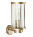 Abruzzo Kinkiet zewnętrzny Złoty ze Szkła IP44 Ivo E27 30cm ABR-KZG-Z-E27