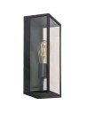 View Abruzzo Outdoor Wall lamp Black IP44 Leonardo E27 35cm ABR-KZL-E27