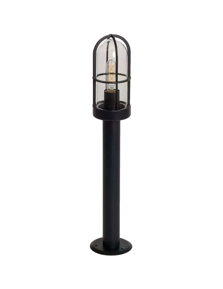 Standing garden lamps - Abruzzo Outdoor Garden Lamp 60cm Stainless Steel Pole IP44 Marco E27 ABR-LOS1-E27 - product kolory-swiatla.pl 1