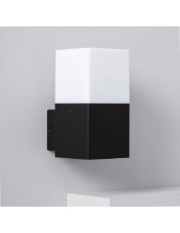 Abruzzo Outdoor Wall lamp IP54 Black Nicolo E27 16cm ABR-KZN-E27 - product 2