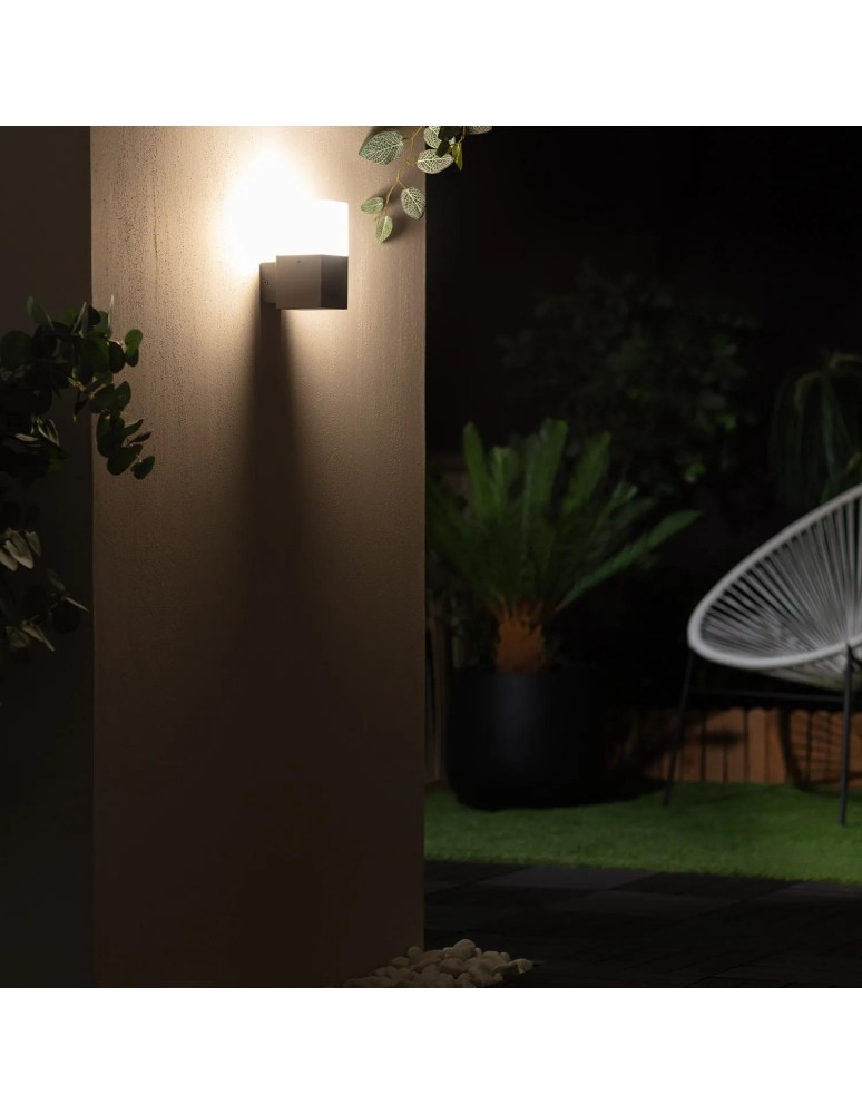 Outdoor wall lamps - Abruzzo Outdoor Wall lamp IP54 Black Nicolo E27 16cm ABR-KZN-E27 - product kolory-swiatla.pl 3
