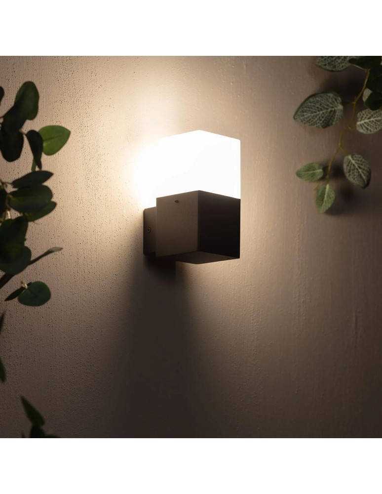Outdoor wall lamps - Abruzzo Outdoor Wall lamp IP54 Black Nicolo E27 16cm ABR-KZN-E27 - product kolory-swiatla.pl 4