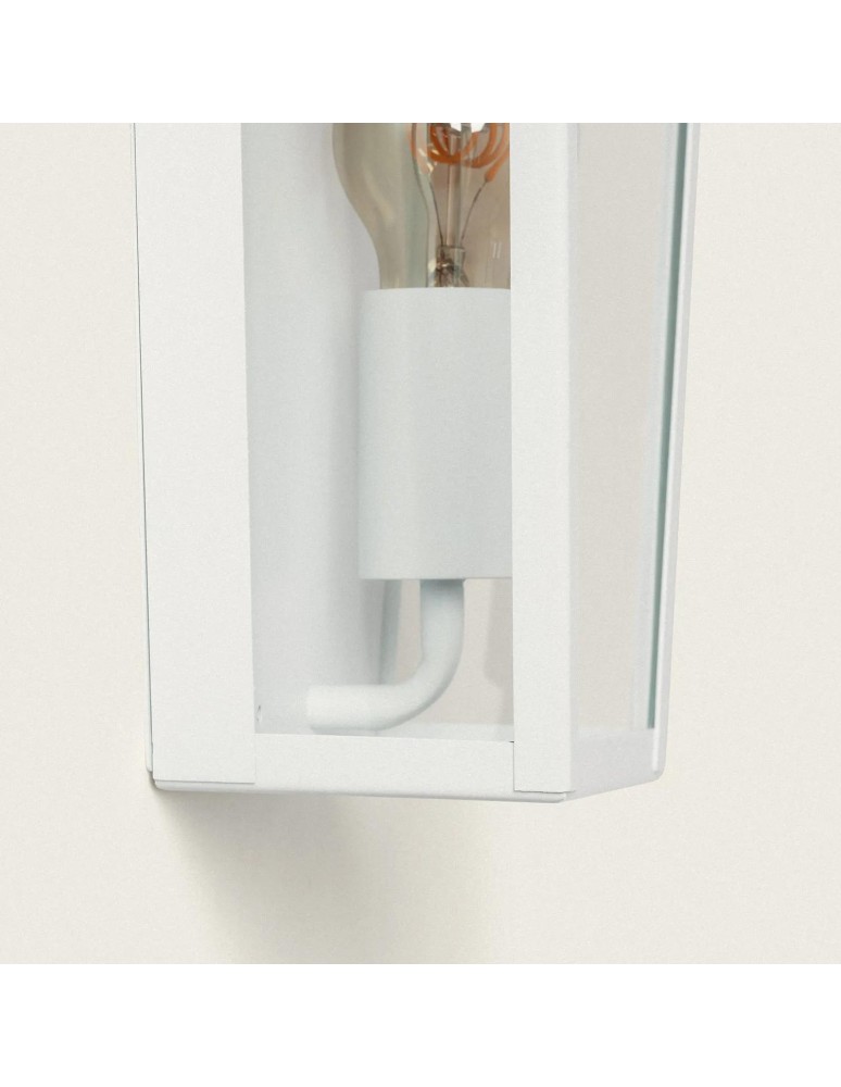 Outdoor wall lamps - Abruzzo Outdoor Wall lamp White IP44 Paolo E27 24cm ABR-KZN-B-E27 - product kolory-swiatla.pl 4