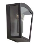 Abruzzo Kinkiet Ścienny zewnętrzny Czarny Klasyczny IP44 Paolo E27 24cm ABR-KZN-C-E27