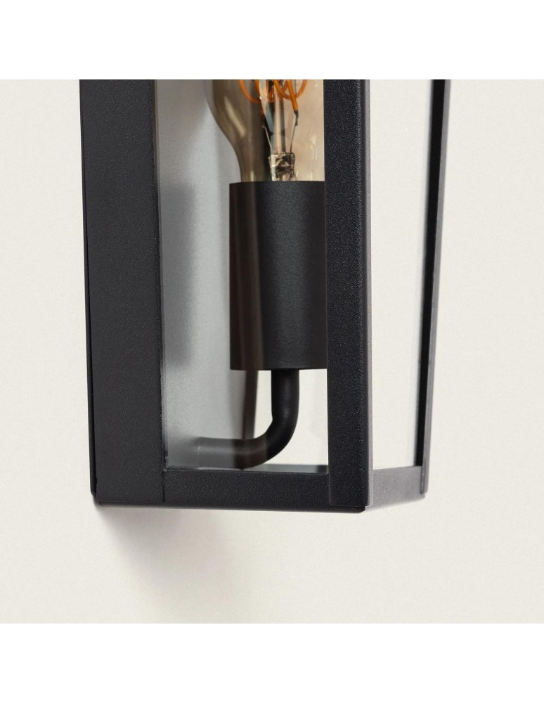 Abruzzo Kinkiet Ścienny zewnętrzny Czarny Klasyczny IP44 Paolo E27 24cm ABR-KZN-C-E27