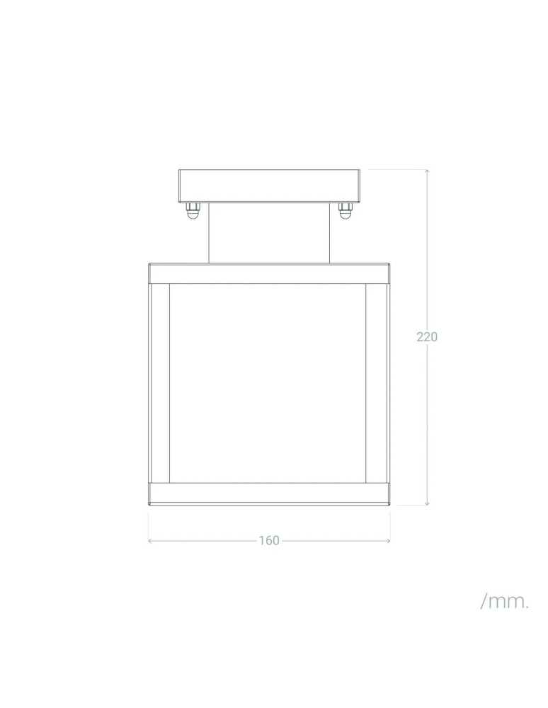 Outdoor ceiling lamps - Abruzzo Outdoor Ceiling Black Classic IP44 Pietro E27 22cm ABR-KZKP-E27 - product kolory-swiatla.pl 7