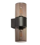 Outdoor wall lamps - Abruzzo Outdoor Wall lamp top/bottom Black Classic Pietro 2xE27 30cm ABR-KZP-2XE27 - product 1