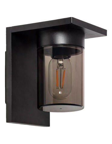 Abruzzo Outdoor Wall lamp Black Classic Pietro E27 17cm ABR-KZP2-E27