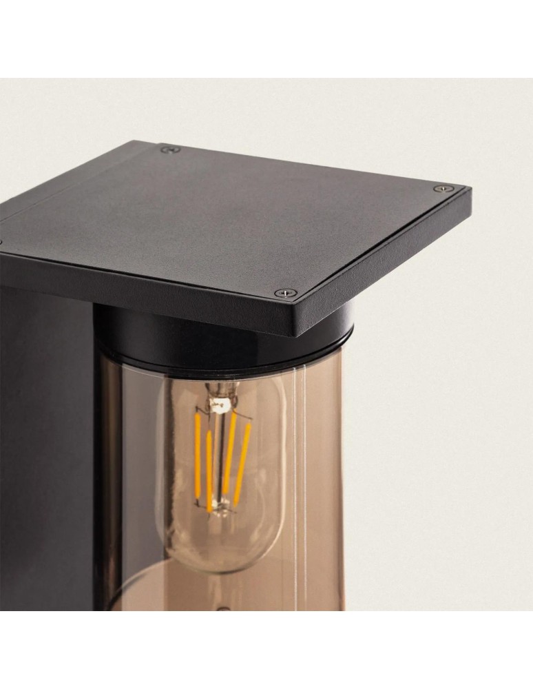 Abruzzo Kinkiet zewnętrzny Czarny Klasyczny Pietro E27 17cm ABR-KZP2-E27