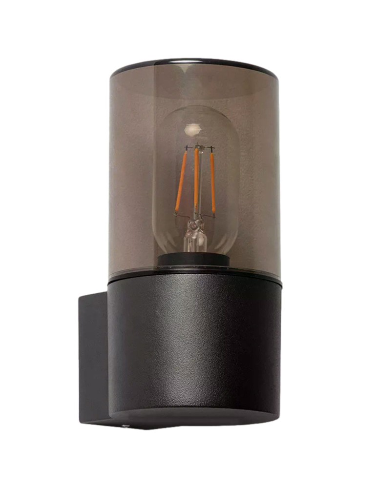 Outdoor wall lamps - Abruzzo Outdoor Wall lamp Black Pietro E2718cm ABR-KZP3-E27 - product kolory-swiatla.pl 1