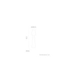 Abruzzo Lampa Podłogowa Zewnętrzna IP65 110CM T8 Gardena ABR-LPZK-T8