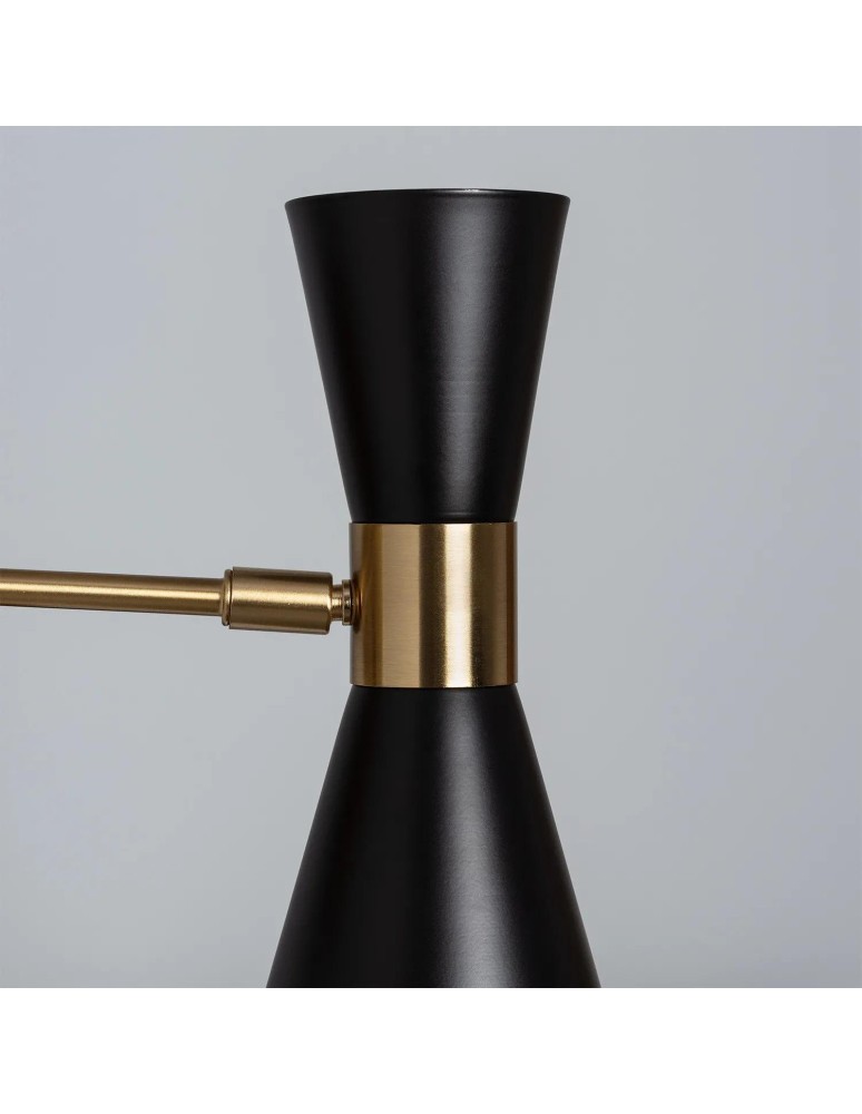 Wall lamps - Abruzzo Wall lamp Black and gold Salvatore E27 25cm ABR-KWS-CZ-E27 - product kolory-swiatla.pl 6