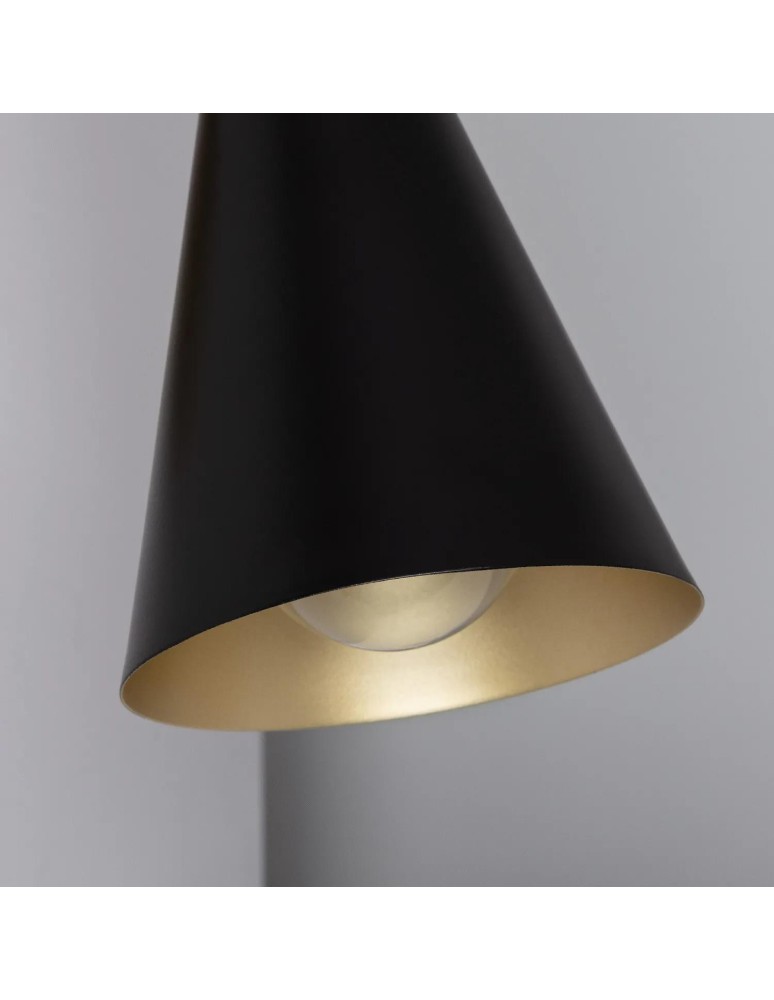 Wall lamps - Abruzzo Wall lamp Black and gold Salvatore E27 25cm ABR-KWS-CZ-E27 - product kolory-swiatla.pl 7