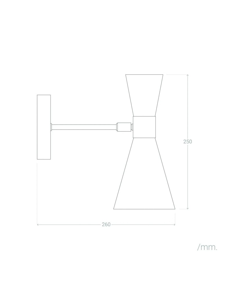 Wall lamps - Abruzzo Wall lamp Black and gold Salvatore E27 25cm ABR-KWS-CZ-E27 - product kolory-swiatla.pl 11