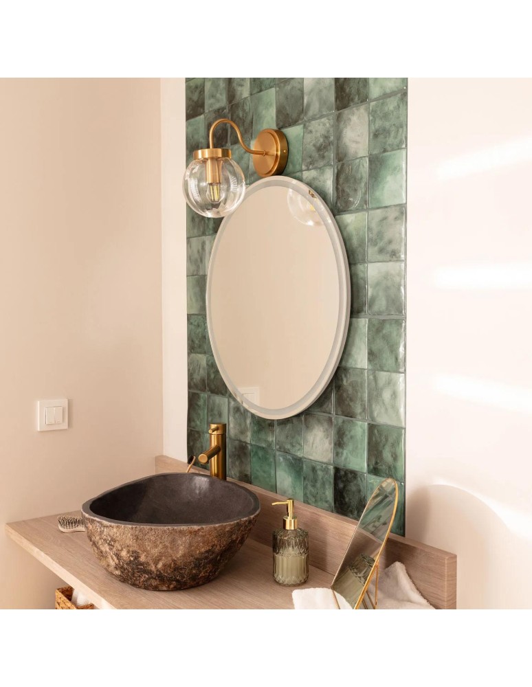 Abruzzo Kinkiet zewnętrzny złoty klasyczny Simone E27 ABR-KZS-E27