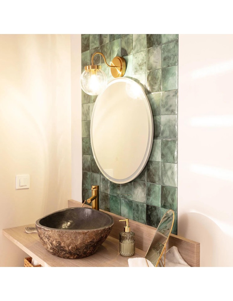 Abruzzo Kinkiet zewnętrzny złoty klasyczny Simone E27 ABR-KZS-E27