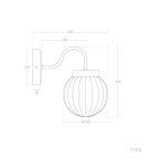 Outdoor wall lamps - Abruzzo Outdoor gold classic wall lamp Simone E27 ABR-KZS-E27 - product 9