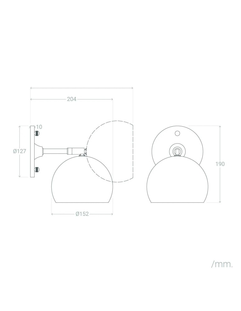 Wall lamps - Abruzzo Gold-black wall lamp Stefano E27 ABR-KWS-E27 - product kolory-swiatla.pl 9