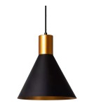 Pendant lamps - Abruzzo Gold-Black Salvatore E27 Pendant Lamp ABR-KWSZ-E27 - product 1