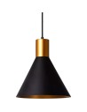 View Abruzzo Gold-Black Salvatore E27 Pendant Lamp ABR-KWSZ-E27