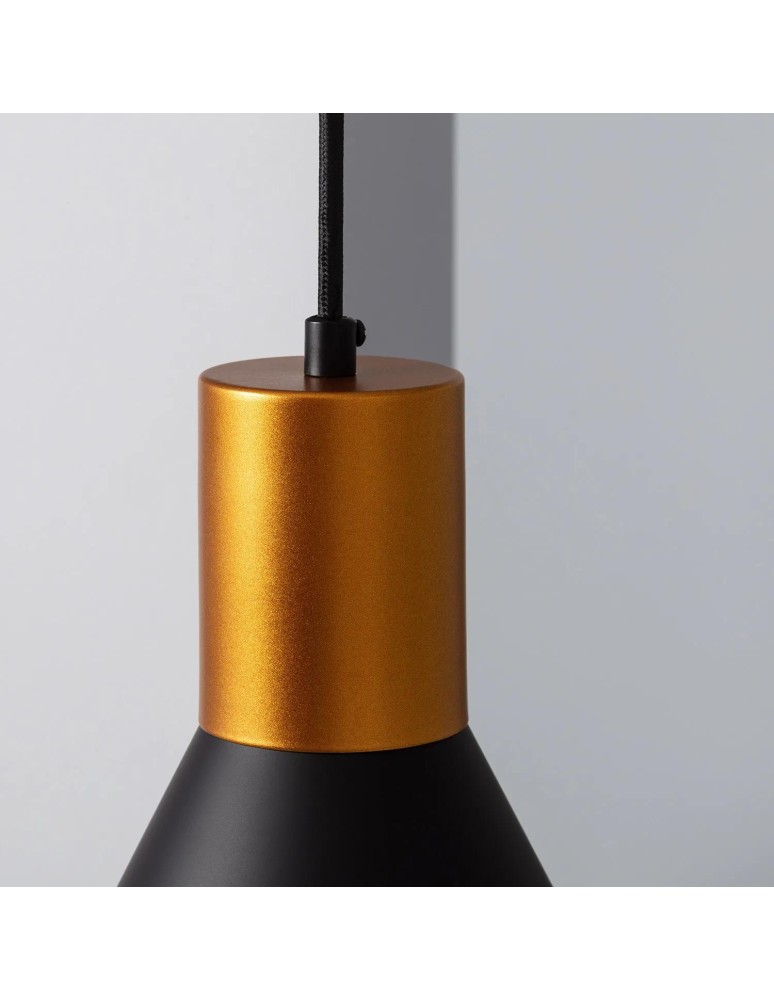 Pendant lamps - Abruzzo Gold-Black Salvatore E27 Pendant Lamp ABR-KWSZ-E27 - product kolory-swiatla.pl 7