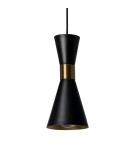 Pendant lamps - Abruzzo Gold/Black Salvatore Variant E27 Pendant Lamp ABR-KWSZ2-E27 - product 1