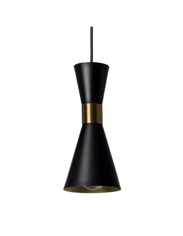 Abruzzo Lampa Wisząca złoto-czarna Salvatore Variant E27 ABR-KWSZ2-E27