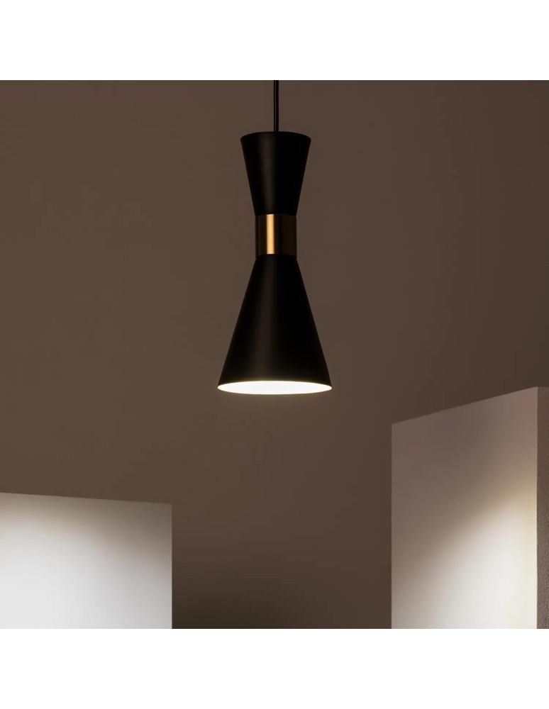 Pendant lamps - Abruzzo Gold/Black Salvatore Variant E27 Pendant Lamp ABR-KWSZ2-E27 - product kolory-swiatla.pl 5