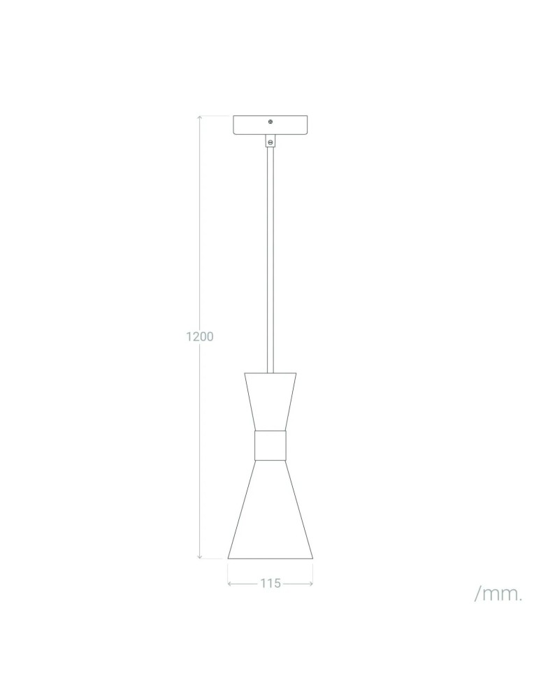 Pendant lamps - Abruzzo Gold/Black Salvatore Variant E27 Pendant Lamp ABR-KWSZ2-E27 - product kolory-swiatla.pl 9