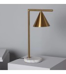 Abruzzo Lampka Stołowa Złota Valentino E27 45cm ABR-LSV-E27