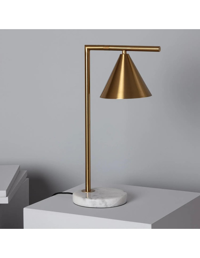 Table lamps - Abruzzo Valentino Gold Table Lamp E27 45cm ABR-LSV-E27 - product kolory-swiatla.pl 2