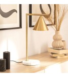 Abruzzo Lampka Stołowa Złota Valentino E27 45cm ABR-LSV-E27