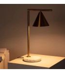 Abruzzo Lampka Stołowa Złota Valentino E27 45cm ABR-LSV-E27