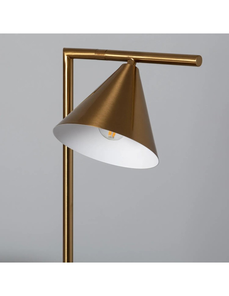 Abruzzo Lampka Stołowa Złota Valentino E27 45cm ABR-LSV-E27