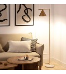 Floor lamps - Abruzzo Valentino Gold Floor Lamp E27 150cm ABR-LPV-E27 - product 3